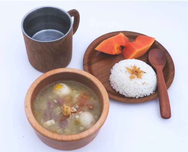 Sup Telur Puyuh Ikan Air Tawar Labu Kuning Usia 12-23 Bulan