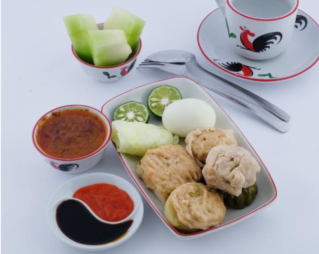 Siomay Ayam Udang Komplit