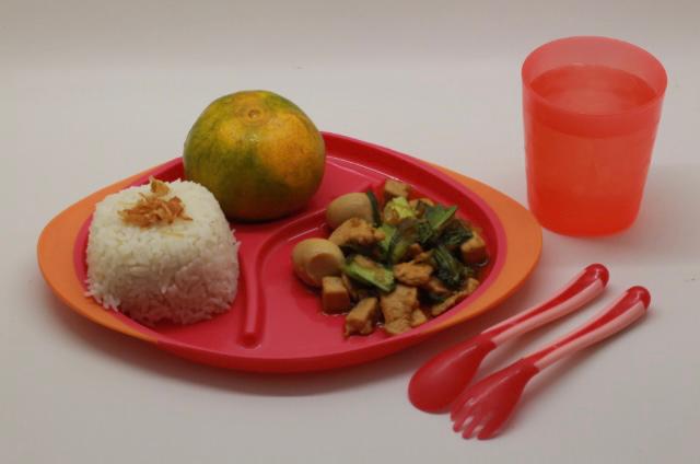 Nasi Masak Ayam Kecap Sayur Usia 24-59 Bulan